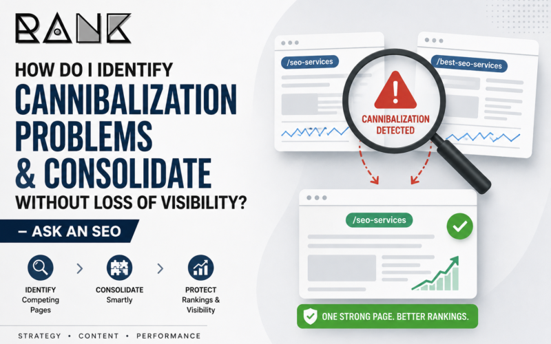 Are Your Pages Competing in Google? A Practical Guide to SEO Cannibalization 1 SEO Cannibalization: Identify and Consolidate