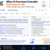 AI Overviews Contradict Paid Search Ads