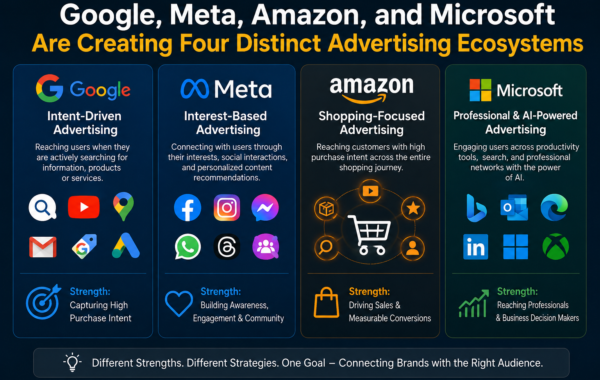 Google vs Meta vs Amazon vs Microsoft: The Future of Digital Advertising