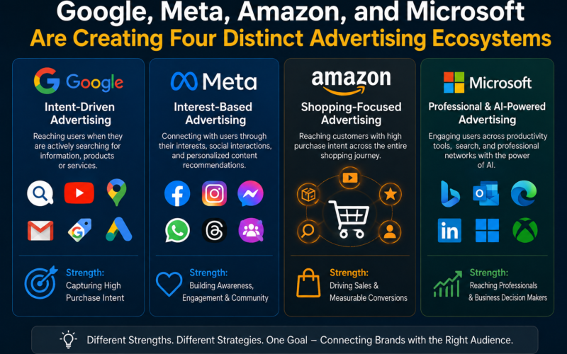 Google vs Meta vs Amazon vs Microsoft: The Future of Digital Advertising 1 Google vs Meta vs Amazon vs Microsoft: The Future of Digital Advertising